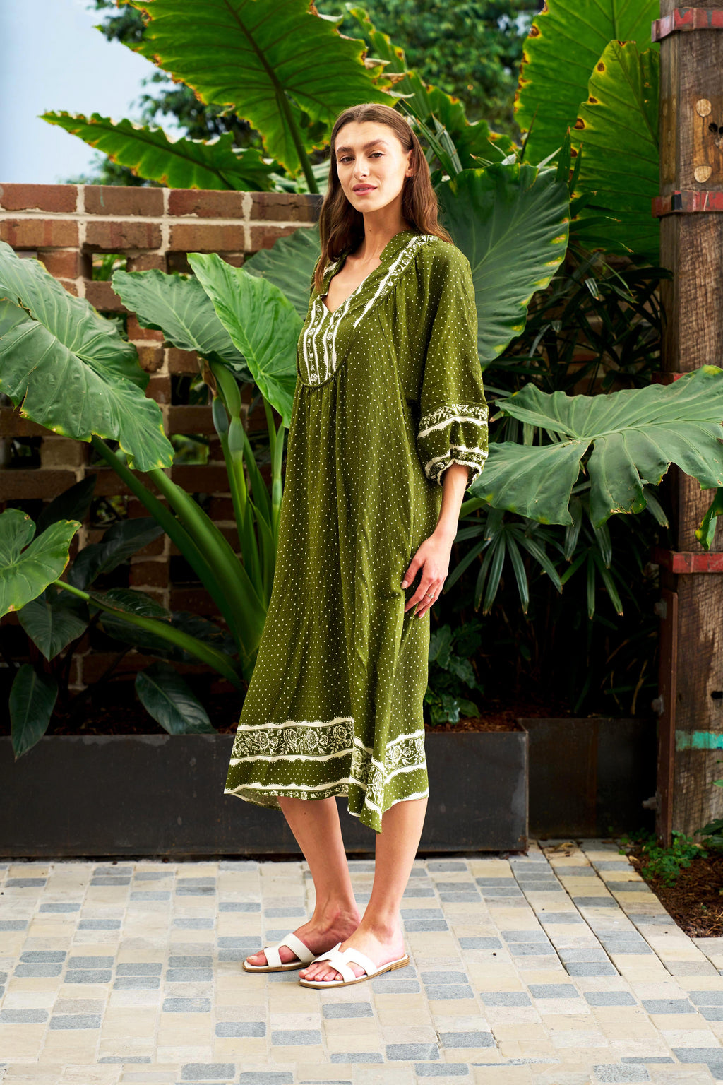 Landry Dress - Green