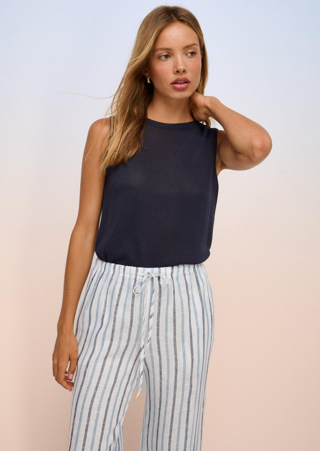 Spring Tank Blue | Effortless, Relaxed Vibes